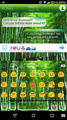 Emoji Keyboard - Meet Bamboos स्क्रीनशॉट 2