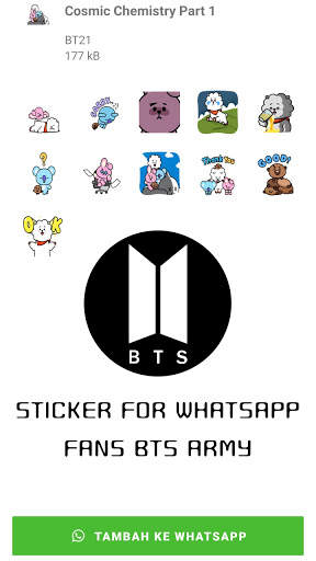 Korean Idol BTS Sticker For WhatsApp screenshot 2