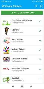 All in One Stickers & Sticker creator for WhatsApp screenshot 1