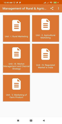 Management of Rural & Agricultural Marketing 1 تصوير الشاشة