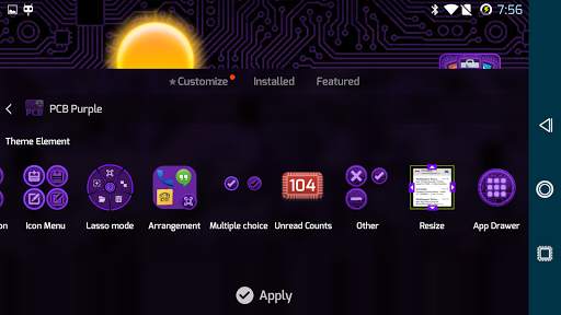 PCB Purple ⁞ TSF Shell 3 Theme screenshot 10