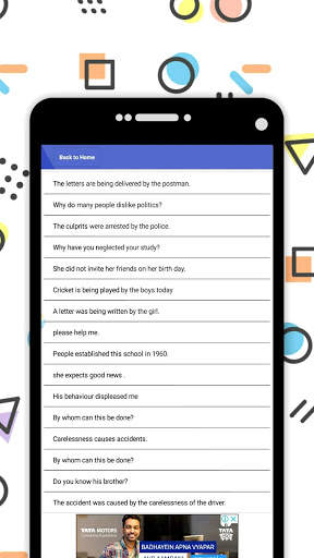 direct to indirect speech converter 4 تصوير الشاشة