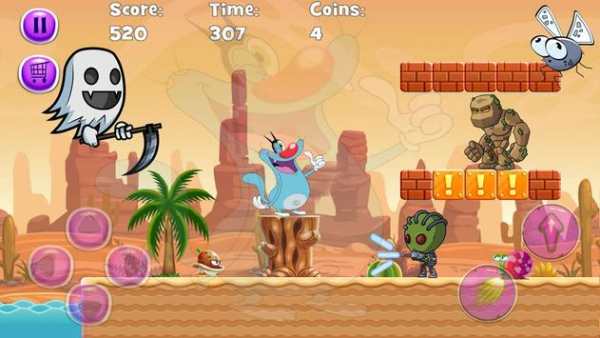 Oggy Adventure Temple Jungle Run 3d - Endless Run screenshot 3