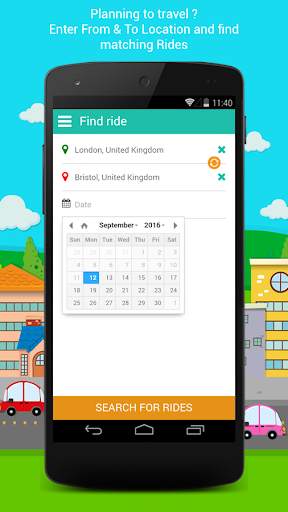 Ride Sharing Application screenshot 2