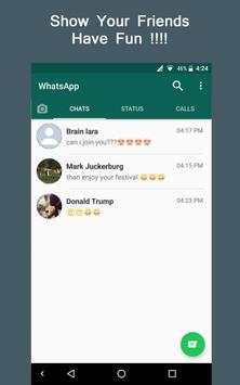 Fake Chat for Whatsapp Conversation screenshot 1