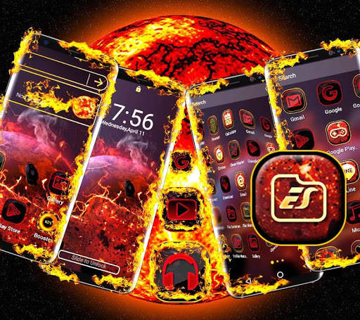 Scorched Universe Launcher Theme screenshot 5