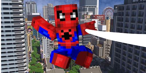 Spider Web Man Mod for Minecraft screenshot 1