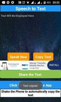 Speech to Text for whatsApp,Facebook,Messags etc., screenshot 4