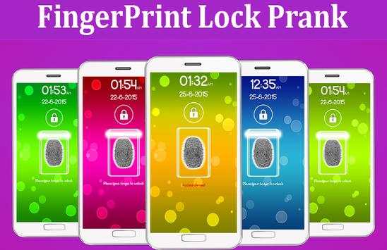 Fingerprint Lock Screen Prank скриншот 3
