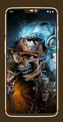 Ice Fire Skull Wallpapers screenshot 3