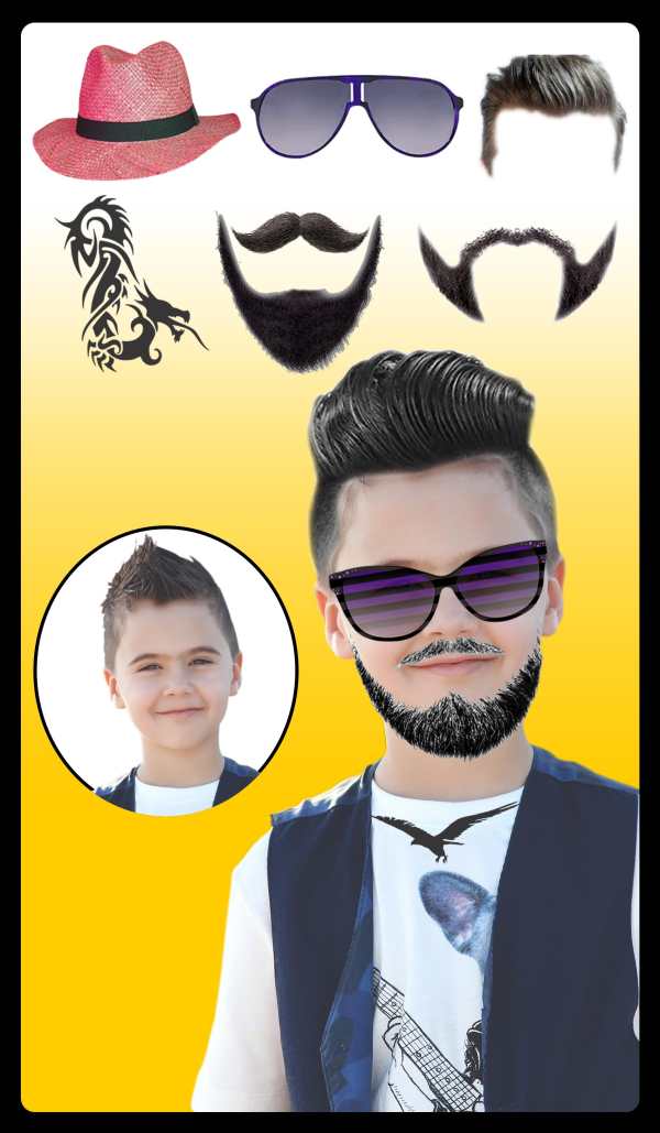 Man Hair & Beard Style скриншот 1