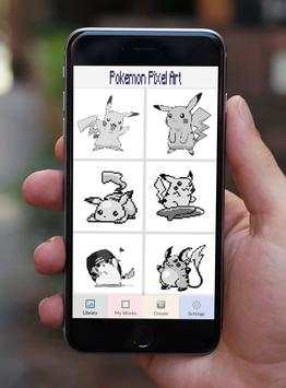 Color by Number Pokémon Pixel Art Sandbox screenshot 1