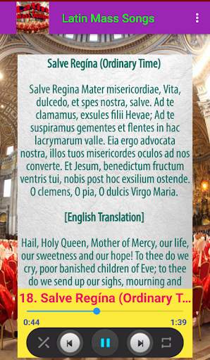 Latin Catholic Mass Songs | Lyric   Ringtone screenshot 3