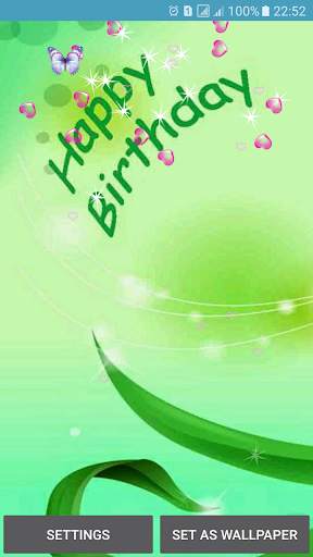 Happy Birthday Live Wallpaper screenshot 2