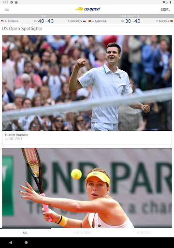US Open Tennis Championships screenshot 2