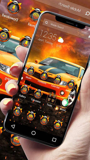 Transformer Car Robot APUS Launcher Theme screenshot 1