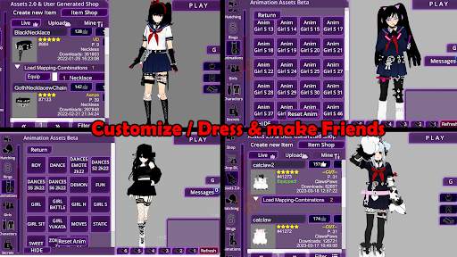 SchoolGirl AI 3D Anime Sandbox screenshot 8