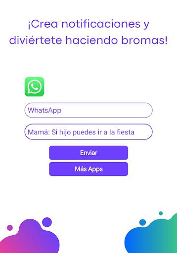 Notiki! - Notificación Fake de Broma para WhatsApp screenshot 1