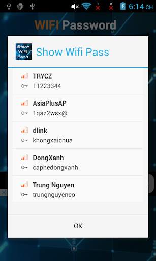 Show Wifi Password - Root screenshot 1