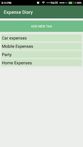 Expense Diary скриншот 3