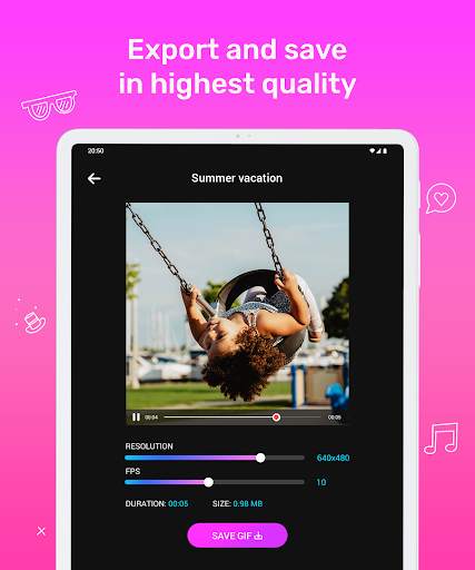 Gif'em! - GIF Maker & Editor, Video & Photo to GIF 9 تصوير الشاشة