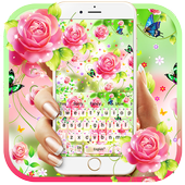 Garden Rose Keyboard Theme icon