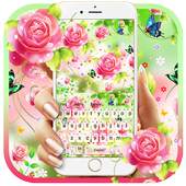 Garden Rose Keyboard Theme 10001003