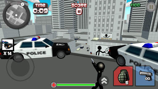 Stickman City Shooting 3D screenshot 4