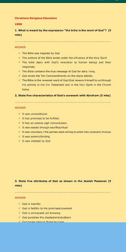 KCSE CRE Past Papers screenshot 6