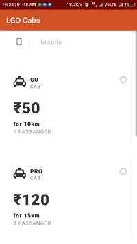 LGO - Book Cab And Bike screenshot 1