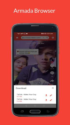 Armada Browser app- free video downloader screenshot 7
