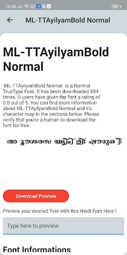 All Malayalam Fonts screenshot 2