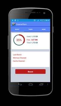 cleaning RAM APK screenshot 4