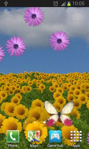 Flowers Live Wallpaper screenshot 1
