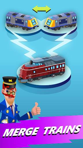 Train Merger Idle Train Tycoon screenshot 1