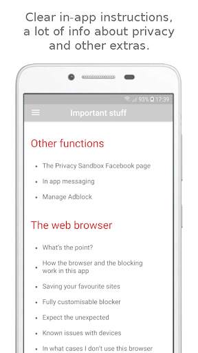 Privacy Sandbox Web Browser screenshot 6