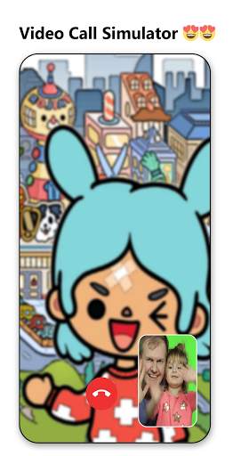 Call from toca life's 📱Chat  video call Simulator screenshot 1