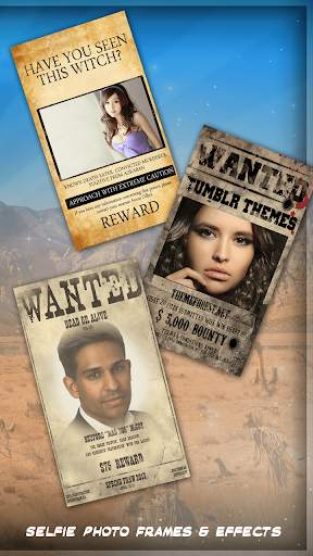 Wanted Posters Maker Selfie Photo Frames & Effects screenshot 3