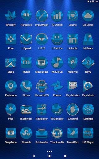 Light Blue Icon Pack скриншот 19