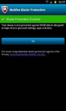 McAfee Dialer Protection screenshot 3