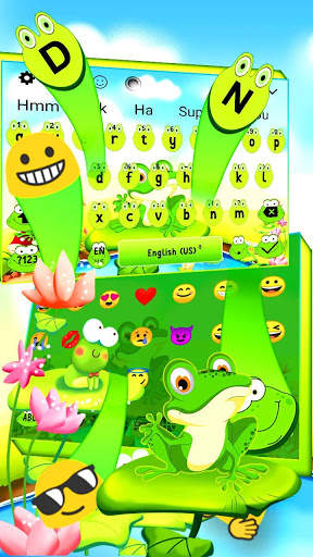 Cute Frog Keyboard Theme🐸 screenshot 4