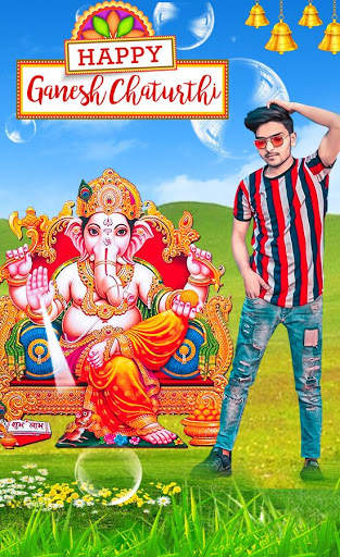 Ganesh Chaturthi Photo Frame 3 تصوير الشاشة