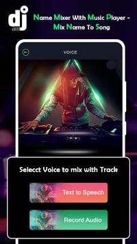 DJ Name Mixer With Music Player - Mix Name To Song screenshot 2