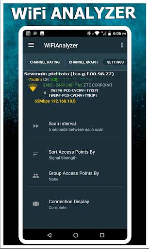WiFi Analyzer - WiFi Monitor & Wifi Test Networks screenshot 5