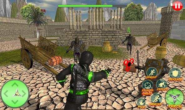 Ninja Assassin Fidget Spinner Shadow ninja Fighter screenshot 4