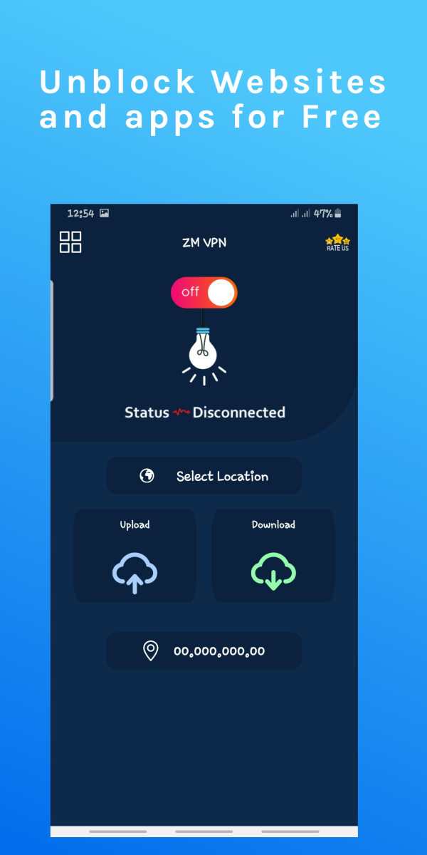 ZM VPN | LightSail Unblock VPN screenshot 5