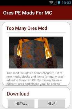 Ores PE Mods For MC screenshot 5