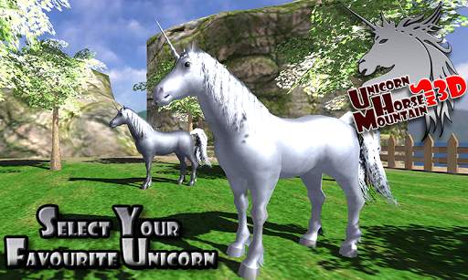 Unicorn Horse Mountain Sim 3D screenshot 4