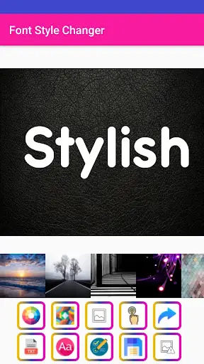 Font Style Changer For Android 4 تصوير الشاشة