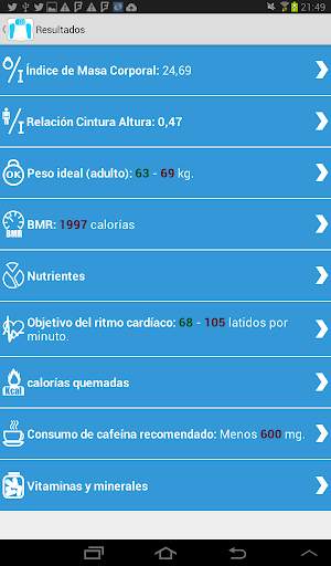 Salud Calc screenshot 7